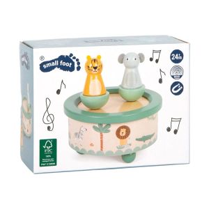 Small Foot Музикална кутия Сафари, 12 х 12 х 12 см