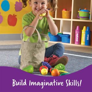Learning Resources Чанта с плодове и зеленчуци