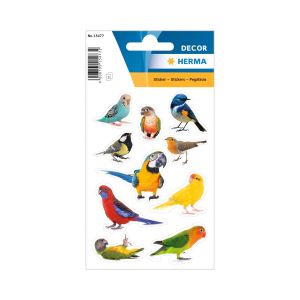 Herma Самозалепващи се етикети Птици, 3 листа