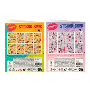 Moxy Книжка със стикери, А5, 8 листа, асорти, 48 броя