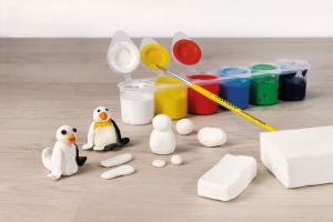 Eberhard Faber Глина за моделиране Plast Kids, 3 kg, бяла