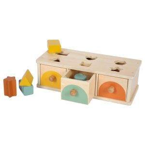 Small Foot Кутия Монтесори, за сортиране по цветове и форми
