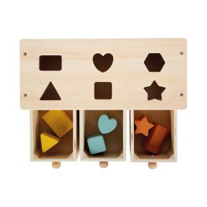 Small Foot Кутия Монтесори, за сортиране по цветове и форми