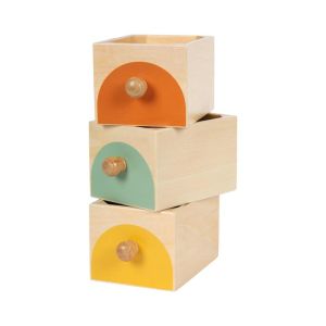 Small Foot Кутия Монтесори, за сортиране по цветове и форми