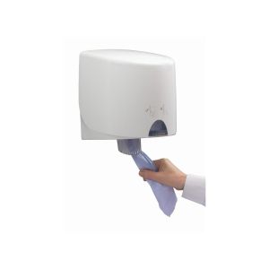 Кърпи за почистване Kimberly-Clark WypAll L10 7255 Centrefeed, на ролка, 38 х 19.5 cm, 800 къса, сини, 6 броя