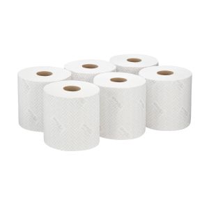 Кърпи за почистване Kimberly-Clark WypAll L10 7256 Centrefeed, на ролка, 38 х 19.5 cm, 800 къса, бели, 6 броя