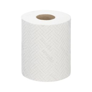 Хартия за почистване Kimberly-Clark WypAll Reach 6222 Centrefeed, на ролка, 430 къса, 163 m, бяла, 6 броя