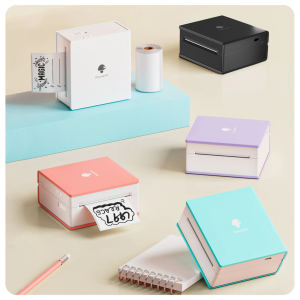 Phomemo Принтер M02-PL, преносим, мини, без мастило, лилав