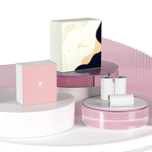 Phomemo Принтер M02-PK, преносим, мини, без мастило, розов