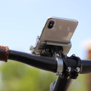 TNB Поставка за телефон Urban Retro, за колело, сива