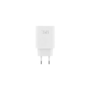 TNB Зарядно за телефон, с USB Type C кабел, 45 W, бяло