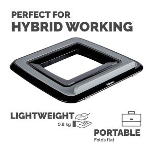 Стойка за лаптоп Fellowes I-Spire, охлаждаща, до 17'', черна