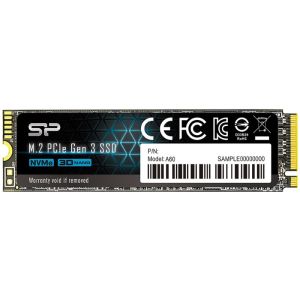 Памет SSD Silicon Power A60 1TB M.2 NVMe PCIe Gen3