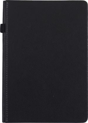 Бележник Ponte A5, линиран, 192 страници, ЧЕРЕН