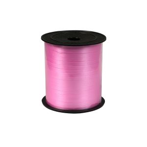Лента-панделка, гланц, 0.5 cm, 200 m, розова