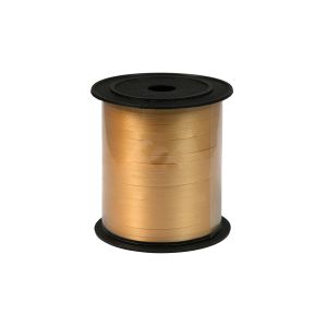 Лента-панделка, гланц, 0.5 cm, 200 m, златиста