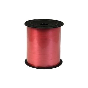 Лента-панделка, гланц, 0.5 cm, 200 m, червена