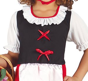 Костюм на Червената шапчица, за 10-12 годишни деца, червен