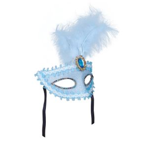 Маска с пера, синя