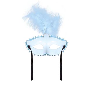 Маска с пера, синя