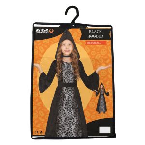 Костюм на Дама, за 10-12 годишни деца, черен