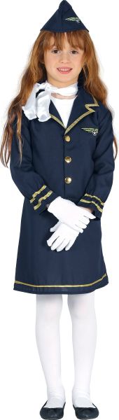 Костюм на Стюардеса, за 7-9 годишни деца