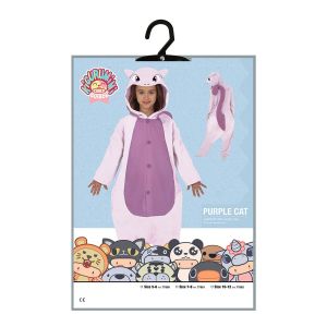 Костюм на Котка, лилава, за 10-12 годишни деца