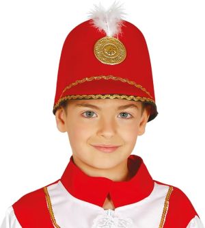 Шапка на мажоретка, червена