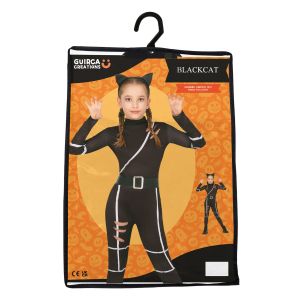 Костюм на Котка, черна, за 10-12 годишни деца