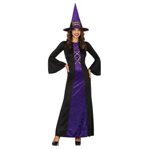 Костюм на Вещица, лилав, размер S