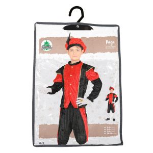 Костюм на Принц, за 5-6 годишни деца, червен