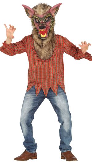 Костюм на Върколак, за 10-12 години годишни деца