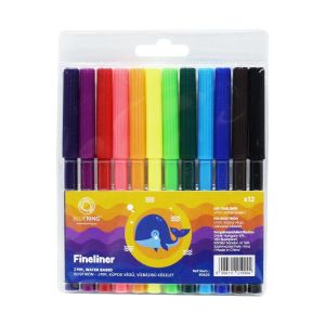 Флумастери Bluering 12 цвята