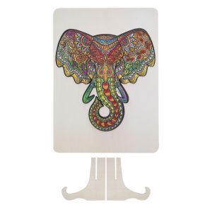 Moxy Пъзел Слон, уникални форми, дървен, 132 части