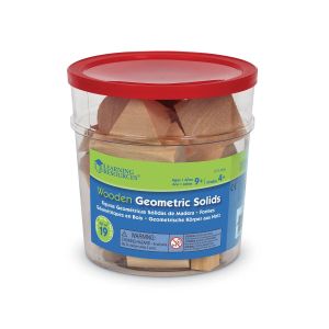 Learning Resources Геометрични фигури, дървени, 19 вида