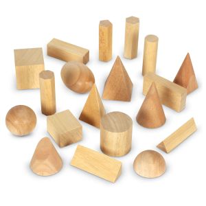 Learning Resources Геометрични фигури, дървени, 19 вида