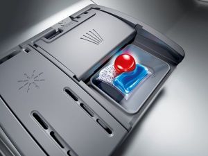 Съдомиялна машина Bosch SMS4EMC06E, свободностояща, серия 4, със защита от отпечатъци, за 14 комплекта, 60 cm, черен инокс
