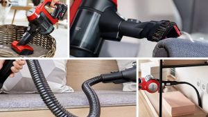 Прахосмукачка Bosch Unlimited 7 ProAnimal BBS711ANM, акумулаторна, червена