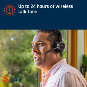 Слушалки HP Poly Voyager 4310, USB Type-A, Bluetooth, Microsoft Teams