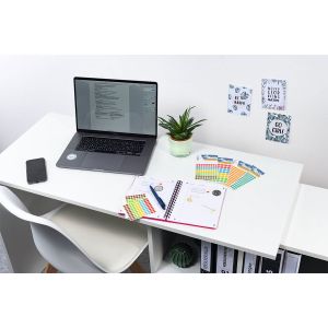 Herma Самозалепващи се етикети, кръгли, диаметър 13 mm, 240 броя, 5 листа, асорти