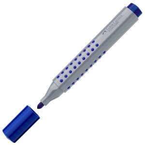 Faber-Castell Маркер за флипчарт Grip, объл, син