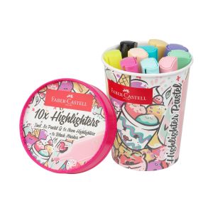 Faber-Castell Текст маркер 1546, Ice Cream, пастелни цветове, 10 броя