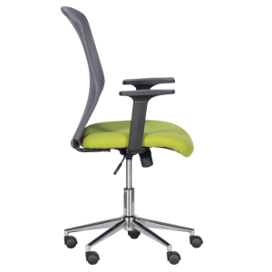 Работен офис стол Carmen 7047-1 - сив-зелен