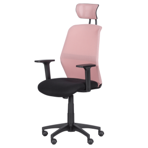 Президентски офис стол Carmen 7535 - розово - черен