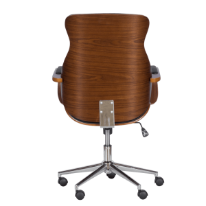 Президентски офис стол Carmen 6402 - орех - черно