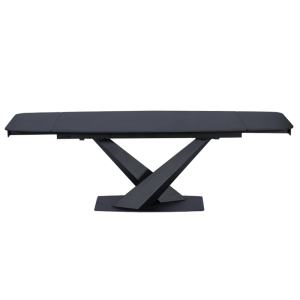 Разтегателна трапезна маса PLOCK - черна