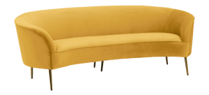 Триместно канапе RALF - жълт V