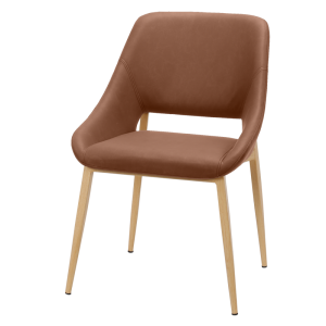 Трапезен стол LUTON - светлокафяв 7