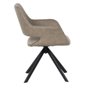 Трапезен стол DEVON - светлобежов SF 2