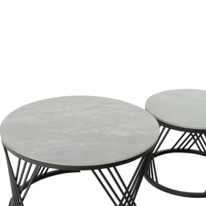 Комплект помощни холни масички FRESNO ДЕКО - сив